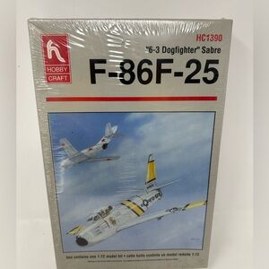 Hobby Craft HC1390 "6-3 Dogfighter" Sabre F-86F-25 Airplane Model Kit 1:72 Scale